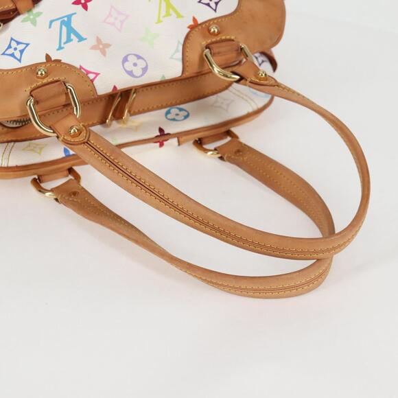 LOUIS VUITTON Claudia White Multicolor Monogram Hand Bag  LOUIS VUITTON Monogram Multicolor Claudia Hand Bag White M40193